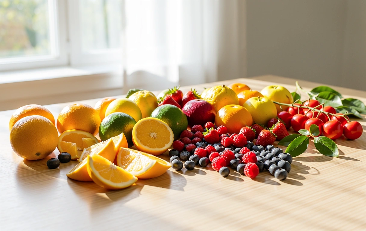 Fructe proaspete pline de vitamine