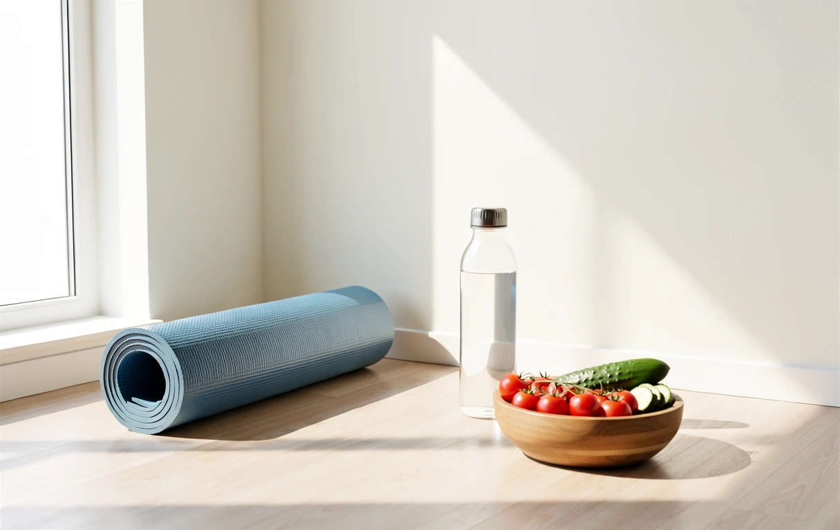 Spațiu de antrenament minimalist